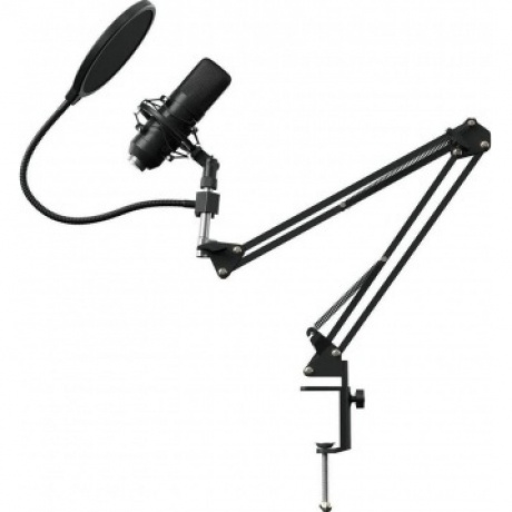 Микрофон проводной Оклик SM-700G 2.5м черный - фото 2
