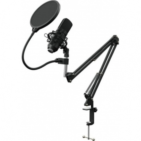 Микрофон проводной Оклик SM-700G 2.5м черный - фото 3