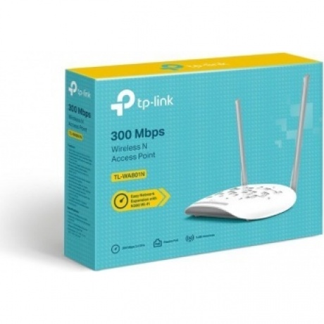 Wi-Fi точка доступа TP-Link TL-WA801N белый - фото 4