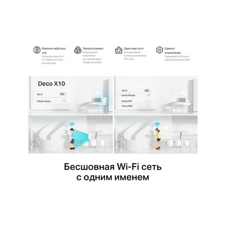 Wi-Fi система TP-Link Deco X10(3-pack) - фото 15