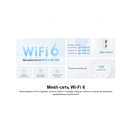 Wi-Fi система TP-Link Deco X10(3-pack) - фото 21