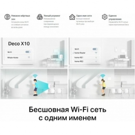 Wi-Fi система TP-Link Deco X10(2-pack) - фото 18