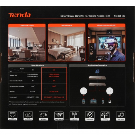 Wi-FI точка доступа Tenda BE5010 - фото 10