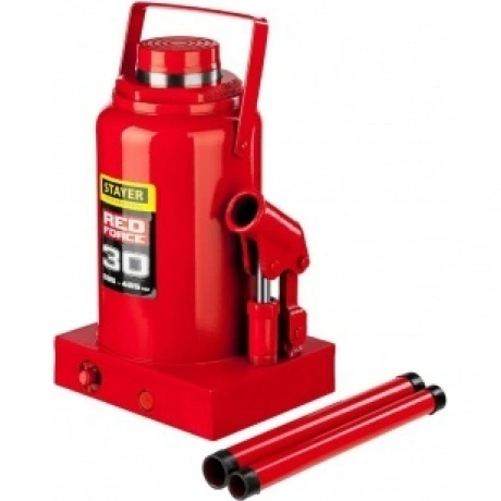 Домкрат бутылочный гидравлический STAYER RED FORCE, 30т, 285-465...