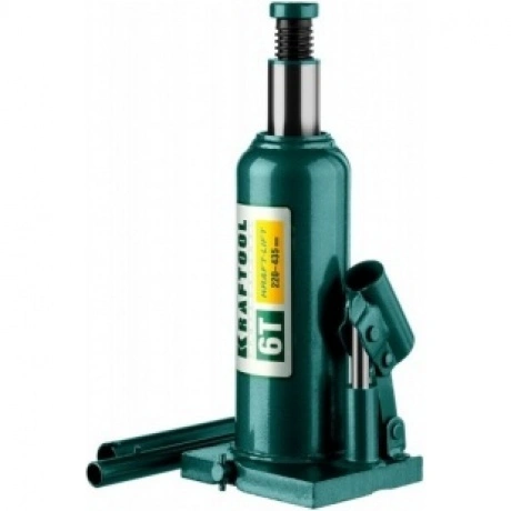 Домкрат бутылочный гидравлический KRAFTOOL KRAFT-LIFT, 6т, 216-4...