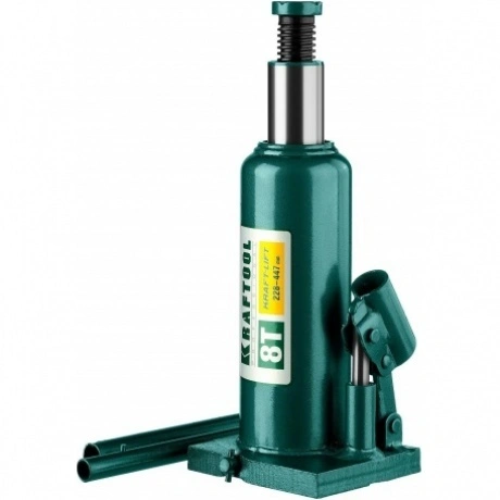 Домкрат бутылочный гидравлический KRAFTOOL KRAFT-LIFT, 8т, 230-4...