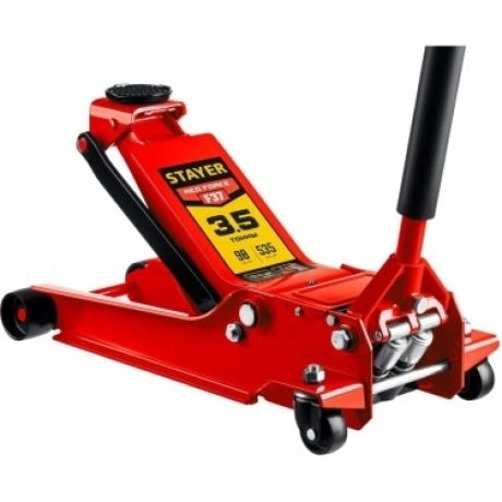 Домкрат подкатной STAYER F-37 RED FORCE, 3.5т 98-535 мм, универс...