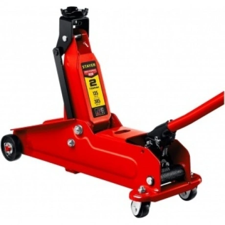 Домкрат подкатной STAYER R-28 RED FORCE, 2т, 135-385 мм, с увели...