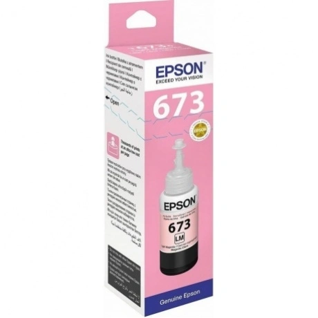 Чернила Epson 673 C13T673698 (аналог C13T67364A) светло-пурпурны...