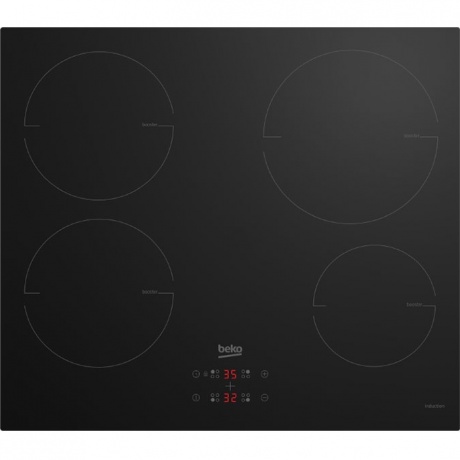 Индукционная варочная панель Beko HII64400MT черная - фото 1