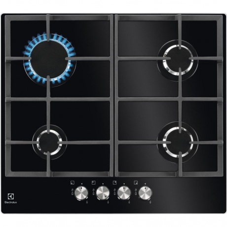 Газовая варочная панель Electrolux KGG6426K черная - фото 1