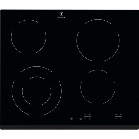 Электрическая варочная панель Electrolux EHF6241FOK Black - фото 1
