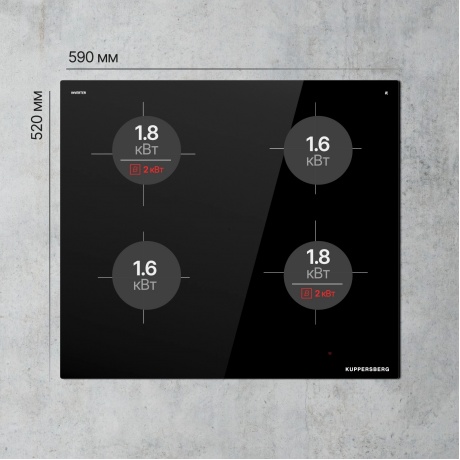 Индукционная варочная панель Kuppersberg ICI 605 - фото 11