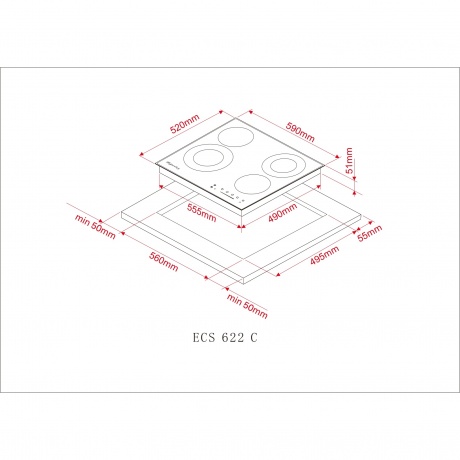 Электрическая варочная панель Kuppersberg ECS 622 C - фото 9