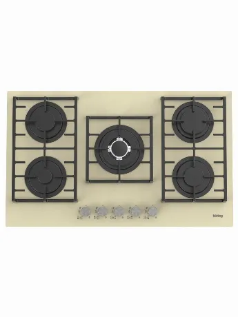 Газовая варочная панель Korting HGG 9835 CTB, 90 см