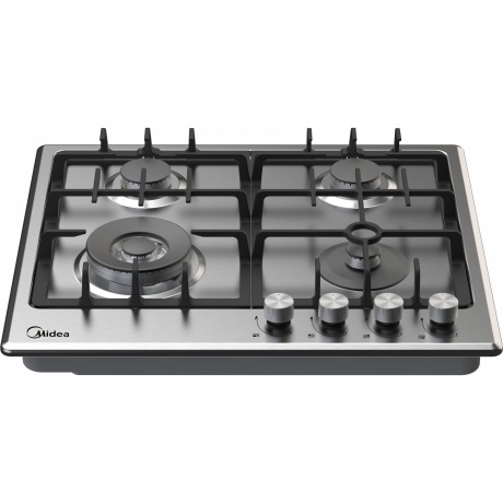 Газовая варочная панель Midea MG643TX нержавеющая сталь - фото 3