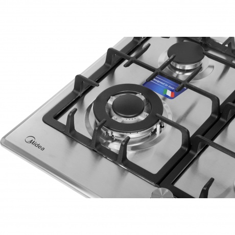 Газовая варочная панель Midea MG643TX нержавеющая сталь - фото 8