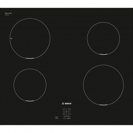 Индукционная варочная панель Bosch PUG611AA5E черная - фото 1