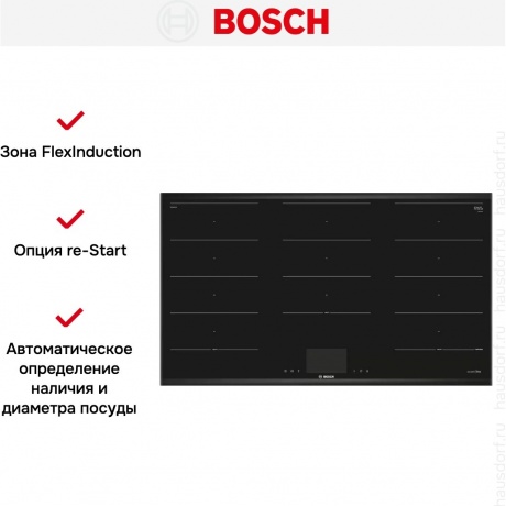 Индукционная варочная панель Bosch PXX995KX5E черная - фото 9