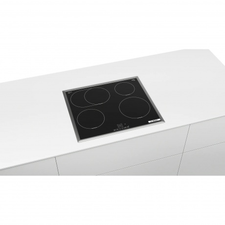 Индукционная варочная панель Bosch PIF645BB5E Serie 4, черная - фото 6