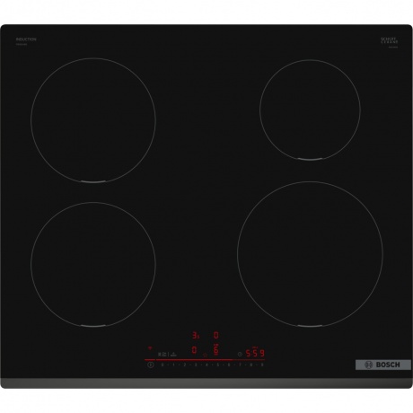 Индукционная варочная панель Bosch PIE631HB1E Serie 6, черная - фото 1
