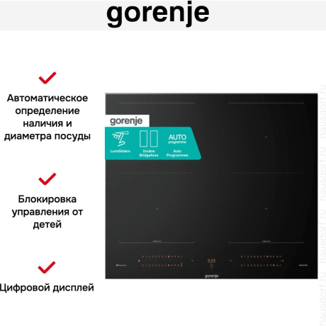 Индукционная варочная поверхность Gorenje GI6443BSCWF черный - фото 8