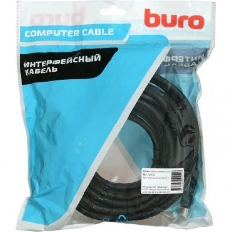 Кабель аудио-видео Buro HDMI (m)-HDMI (m) 10м контакты позолото ...