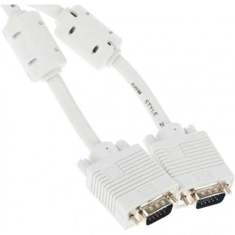 Кабель Buro CAB016S-10M VGA (m) VGA (m) 10м феррит.кольца серый