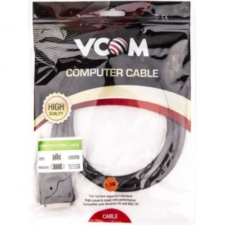 Кабель VCOM HDMI - DVI 1.5м CG484G-1.5M