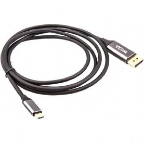 Кабель VCOM USB 3.1 Type-Cm --> DP(m) 4K@60Hz, 1.8m , Aluminium ...