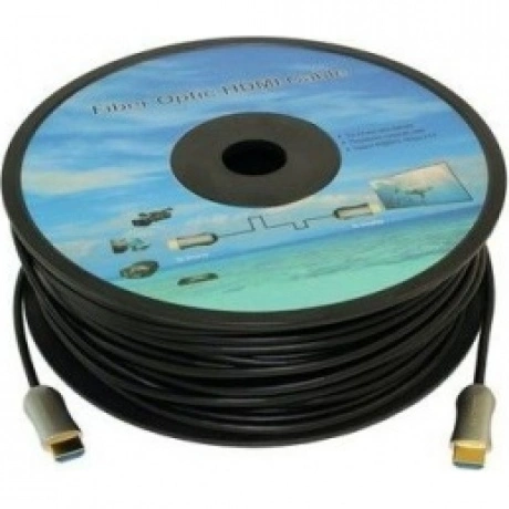 Кабель аудио-видео Fiber Optic HDMI (m)/HDMI (m) 25м. Позолоченн...