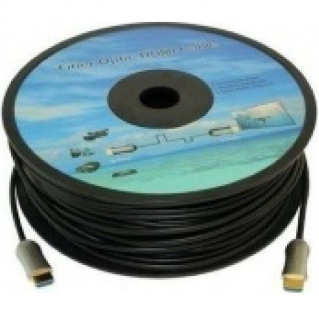 Кабель аудио-видео Fiber Optic HDMI (m)/HDMI (m) 35м. Позолоченн...