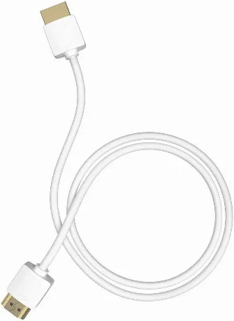 Кабель GreenConnect SLIM 0.2m HDMI 2.0, белый (GCR-53211)