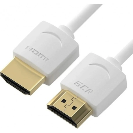 Кабель GreenConnect HDMI2.0 для AppleTV, SLIM, 1.0m, белый (GCR-...