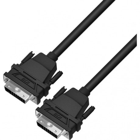 Кабель Greenconnect DVI-D 4.0m, черный (GCR-DM2DMC-4.0m)