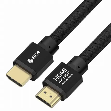Кабель GreenConnect PROF 1.0m HDMI 2.0, черный ECO Soft (GCR-549...