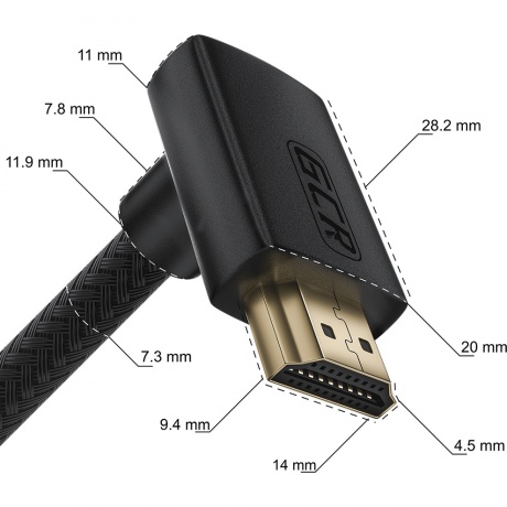 Кабель GreenConnect 1.0m HDMI 2.0 (GCR-53271) - фото 2