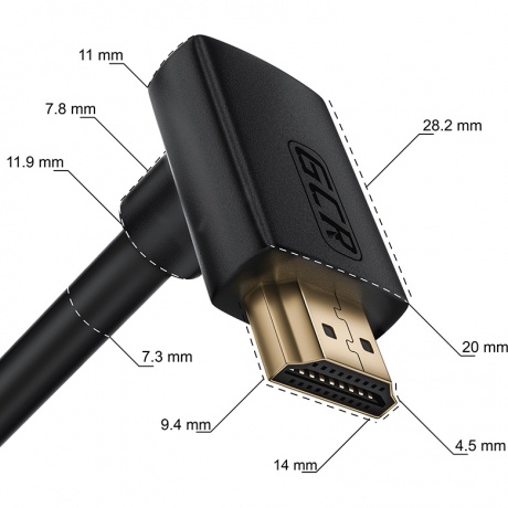 Кабель GreenConnect 3.0m HDMI 2.0 (GCR-52311) - фото 3