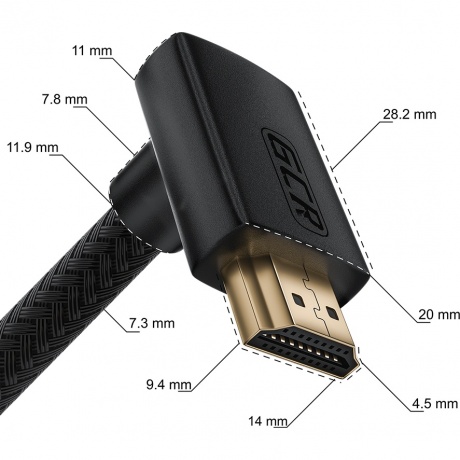 Кабель GreenConnect 1.5m HDMI 2.0 (GCR-53292) - фото 5