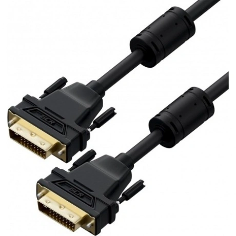 Кабель GreenConnect PROF 7.0m DVI-D, черный, (GCR-DM2DMC2-7.0m)