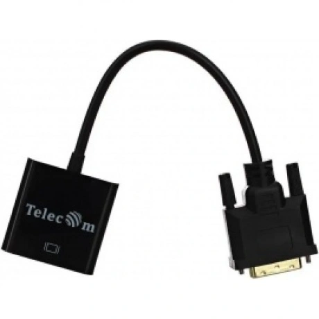 Адаптер Telecom DVI-D 25M ---> VGA 15F, 0.15м, (TA491)