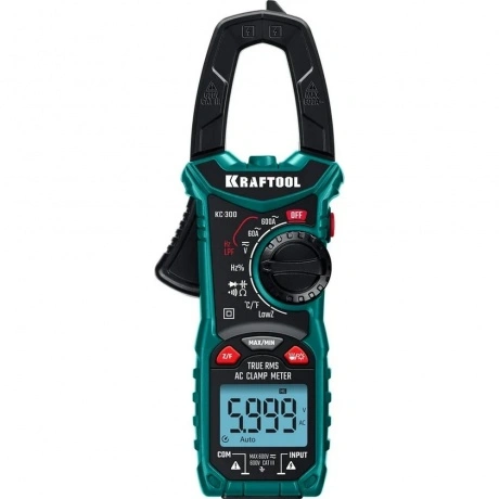 Цифровые токовые клещи KRAFTOOL KC-300 (59832)