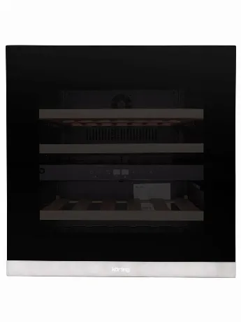 Встраиваемый винный шкаф Korting KFW 604 DB GXN