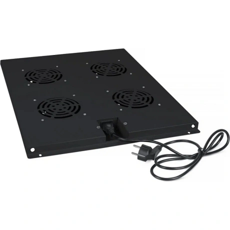 Вентиляторный модуль Cabeus потолочный 4xFAN 800мм черный TRAY-8...