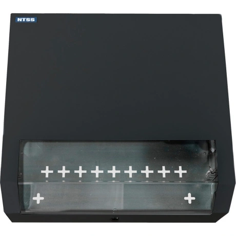 Шкаф настенный NTSS 5U 140мм стекло черный NTSS-SOHO5U-BL