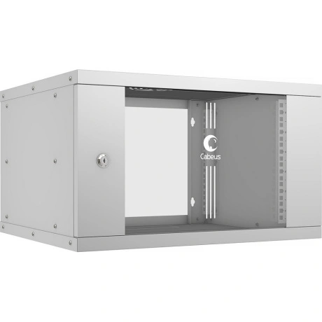 Шкаф настенный Cabeus 6U 450мм глухая серый WSC-05D-6U55/45
