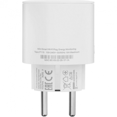 Умная розетка TP-Link Tapo P115(1-pack) - фото 2