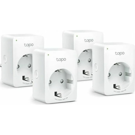 Умная розетка TP-Link Tapo P100(4-pack) 4 шт - фото 1