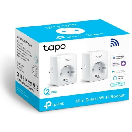 Умная розетка TP-Link Tapo P100(2-pack) 2 шт - фото 2