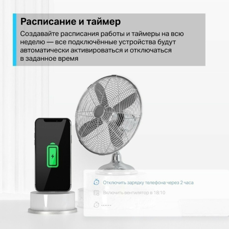 Умная розетка TP-Link Tapo P100(2-pack) 2 шт - фото 3